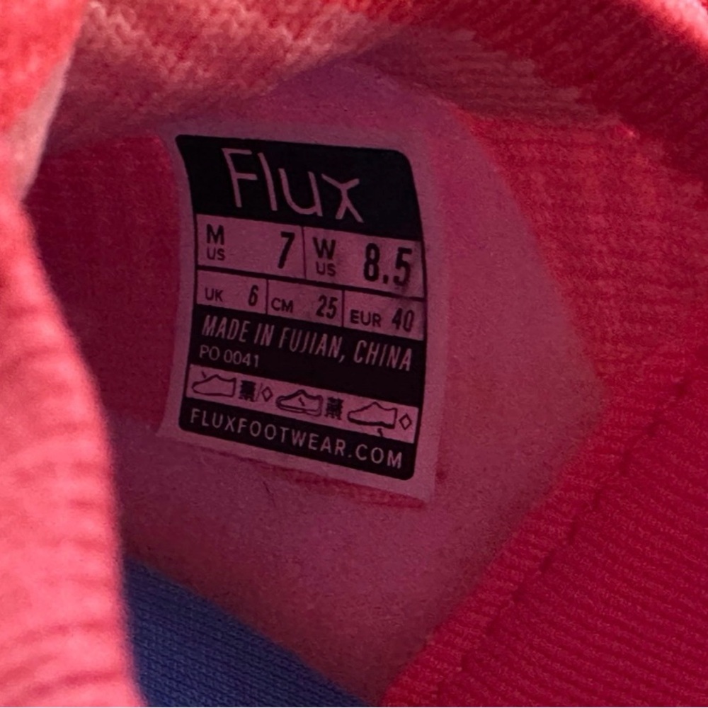 Flux Adapt Runner Solar flare orange Size W8.5/M7 - Picture 3 of 3